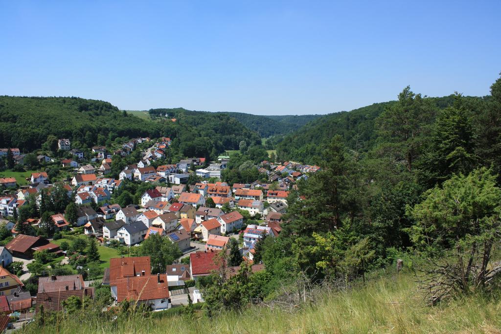 Ferienwohnung Kleines Lautertal Herrlingen Exteriör bild